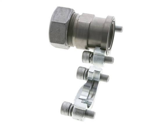 1-1/4'' SAE Flens 3000 psi Staal met 35L (M45x2) ISO 6162-1