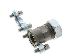 1-1/2'' SAE Flens 3000 psi Staal met 42L (M52x2) ISO 6162-1
