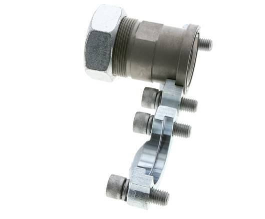 1-1/2'' SAE Flens 3000 psi Staal met 42L (M52x2) ISO 6162-1