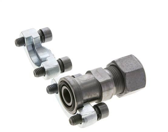 1/2'' SAE Flens 3000 psi Staal met 16S (M24x1.5) ISO 6162-1