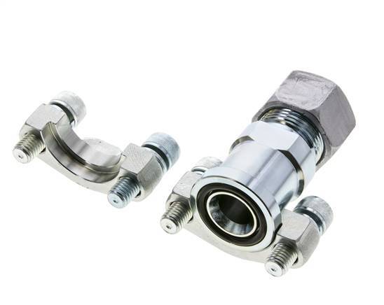 3/4'' SAE Flens 3000 psi Staal met 20S (M30x2) ISO 6162-1