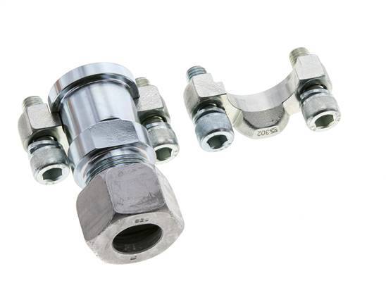 3/4'' SAE Flens 3000 psi Staal met 20S (M30x2) ISO 6162-1