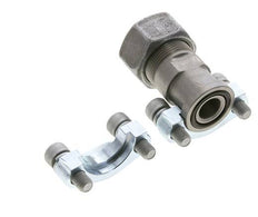 3/4'' SAE Flens 3000 psi Staal met 25S (M36x2) ISO 6162-1