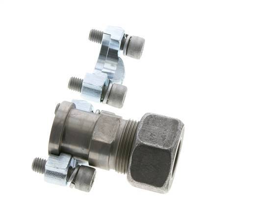 3/4'' SAE Flens 3000 psi Staal met 25S (M36x2) ISO 6162-1