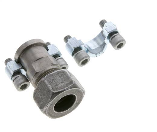 3/4'' SAE Flens 3000 psi Staal met 25S (M36x2) ISO 6162-1