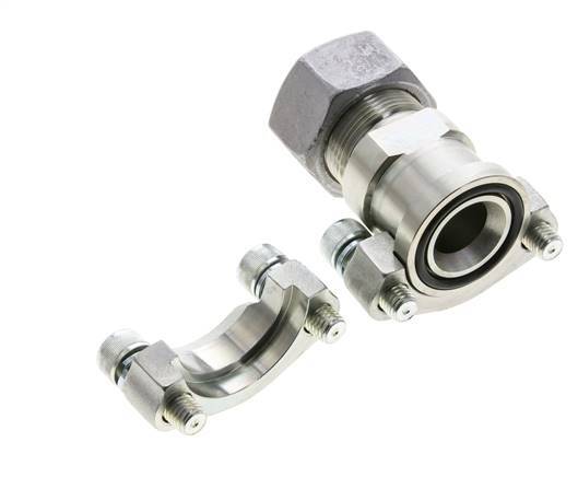 1'' SAE Flens 3000 psi Staal met 25S (M36x2) ISO 6162-1
