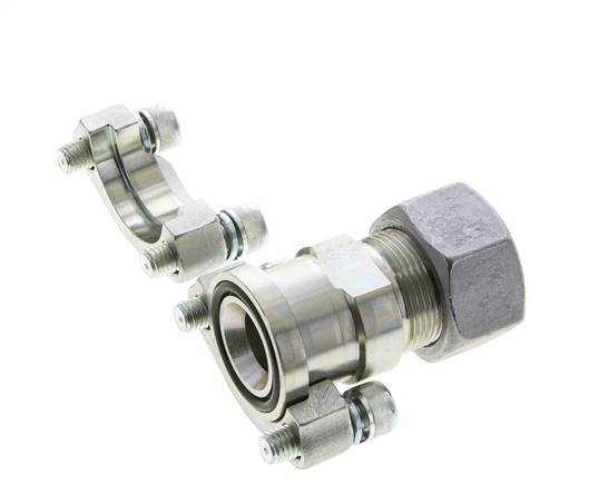 1'' SAE Flens 3000 psi Staal met 25S (M36x2) ISO 6162-1