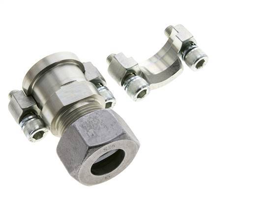 1'' SAE Flens 3000 psi Staal met 25S (M36x2) ISO 6162-1