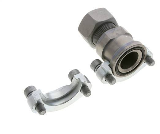 1-1/4'' SAE Flens 3000 psi Staal met 25S (M36x2) ISO 6162-1