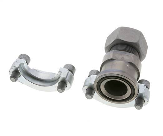 1-1/4'' SAE Flens 3000 psi Staal met 25S (M36x2) ISO 6162-1