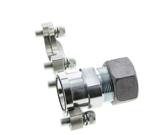 1-1/4'' SAE Flens 3000 psi Staal met 30S (M42x2) ISO 6162-1