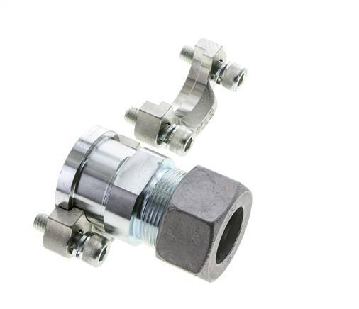 1-1/4'' SAE Flens 3000 psi Staal met 30S (M42x2) ISO 6162-1
