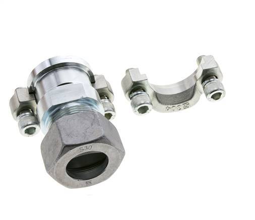 1-1/4'' SAE Flens 3000 psi Staal met 30S (M42x2) ISO 6162-1