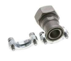 1-1/4'' SAE Flens 3000 psi Staal met 38S (M52x2) ISO 6162-1