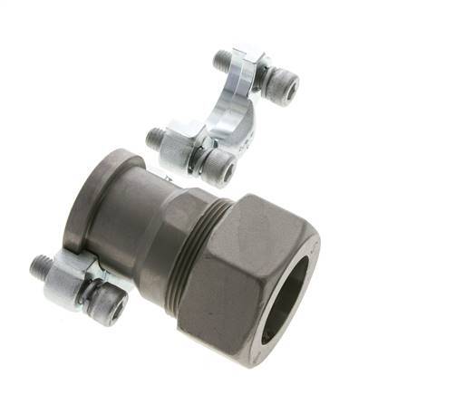 1-1/4'' SAE Flens 3000 psi Staal met 38S (M52x2) ISO 6162-1