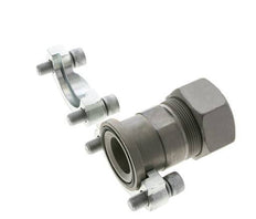 1-1/2'' SAE Flens 3000 psi Staal met 38S (M52x2) ISO 6162-1