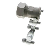 1-1/2'' SAE Flens 3000 psi Staal met 38S (M52x2) ISO 6162-1