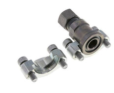 3/4'' SAE Flens 6000 psi Staal met 16S (M24x1.5) ISO 6162-2