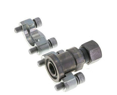 3/4'' SAE Flens 6000 psi Staal met 16S (M24x1.5) ISO 6162-2