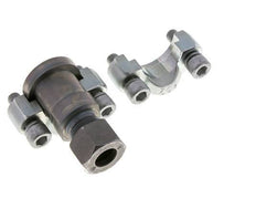 3/4'' SAE Flens 6000 psi Staal met 16S (M24x1.5) ISO 6162-2