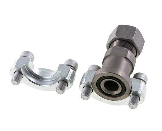 3/4'' SAE Flens 6000 psi Staal met 20S (M30x2) ISO 6162-2