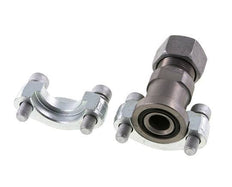 3/4'' SAE Flens 6000 psi Staal met 20S (M30x2) ISO 6162-2