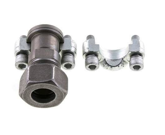 3/4'' SAE Flens 6000 psi Staal met 25S (M36x2) ISO 6162-2
