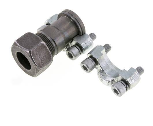 3/4'' SAE Flens 6000 psi Staal met 25S (M36x2) ISO 6162-2