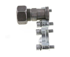 3/4'' SAE Flens 6000 psi Staal met 25S (M36x2) ISO 6162-2