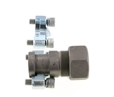 3/4'' SAE Flens 6000 psi Staal met 30S (M42x2) ISO 6162-2