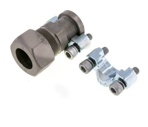 3/4'' SAE Flens 6000 psi Staal met 30S (M42x2) ISO 6162-2