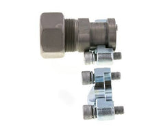 3/4'' SAE Flens 6000 psi Staal met 30S (M42x2) ISO 6162-2