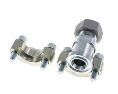 1'' SAE Flange 6000 PSI Steel with 25S (M36x2) ISO 6162-2