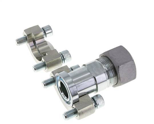 1'' SAE Flens 6000 psi Staal met 30S (M42x2) ISO 6162-2