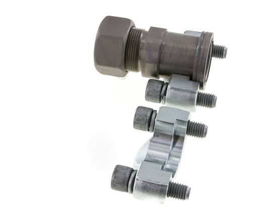 1-1/4'' SAE Flens 6000 psi Staal met 30S (M42x2) ISO 6162-2