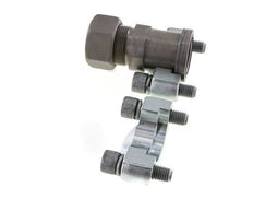 1-1/4'' SAE Flens 6000 psi Staal met 30S (M42x2) ISO 6162-2