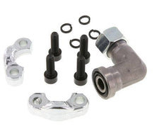 1/2'' SAE L-Flens 3000 psi Staal met 15L (M22x1.5) ISO 6162-1