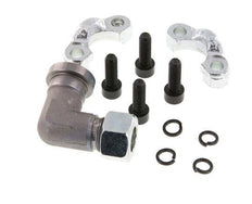 1/2'' SAE L-Flens 3000 psi Staal met 15L (M22x1.5) ISO 6162-1