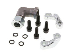 1/2'' SAE L-Flens 3000 psi Staal met 15L (M22x1.5) ISO 6162-1