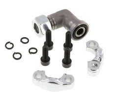1/2'' SAE L-Flens 3000 psi Staal met 15L (M22x1.5) ISO 6162-1