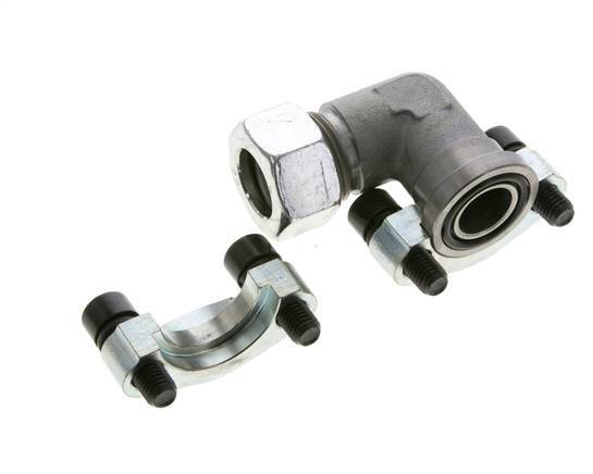 3/4'' SAE L-Flens 3000 psi Staal met 22L (M30x2) ISO 6162-1