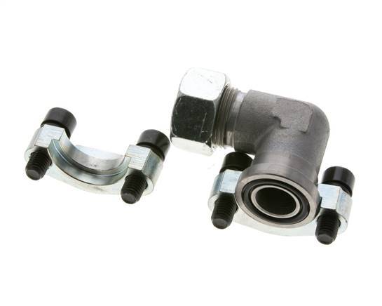 3/4'' SAE L-Flens 3000 psi Staal met 22L (M30x2) ISO 6162-1