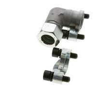 3/4'' SAE L-Flens 3000 psi Staal met 22L (M30x2) ISO 6162-1