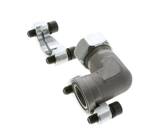 1'' SAE L-Flens 3000 psi Staal met 28L (M36x2) ISO 6162-1