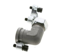 1'' SAE L-Flens 3000 psi Staal met 28L (M36x2) ISO 6162-1