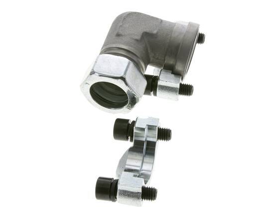 1'' SAE L-Flens 3000 psi Staal met 28L (M36x2) ISO 6162-1