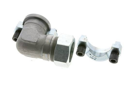 1-1/4'' SAE L-Flens 3000 psi Staal met 35L (M45x2) ISO 6162-1