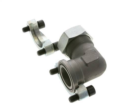 1-1/2'' SAE L-Flens 3000 psi Staal met 42L (M52x2) ISO 6162-1