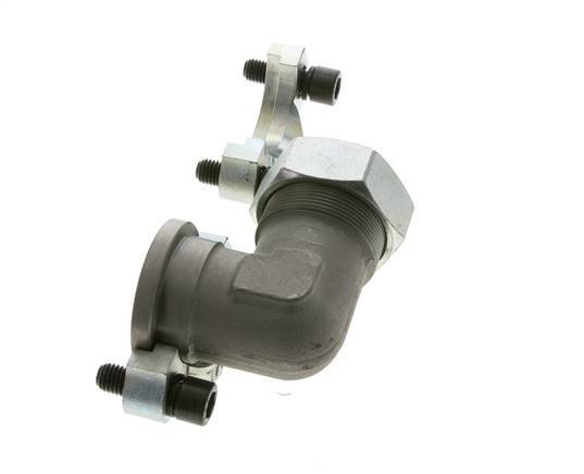 1-1/2'' SAE L-Flens 3000 psi Staal met 42L (M52x2) ISO 6162-1