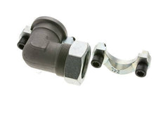 1-1/2'' SAE L-Flens 3000 psi Staal met 42L (M52x2) ISO 6162-1